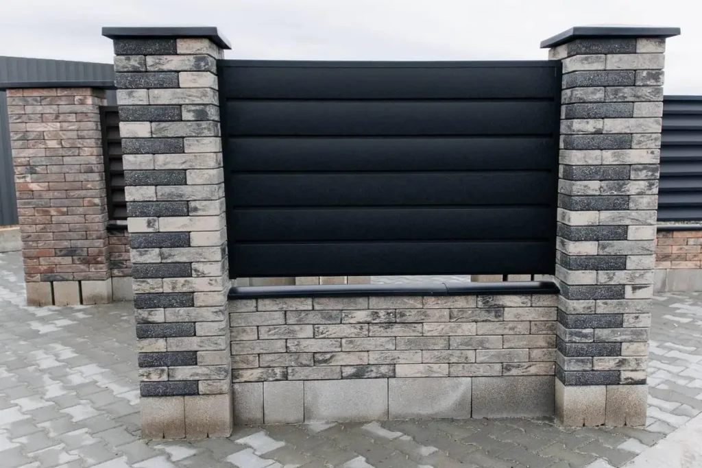 Огорожа,паркан з цегли SENTEX PRIME SENTEX PRIME Antracite dark