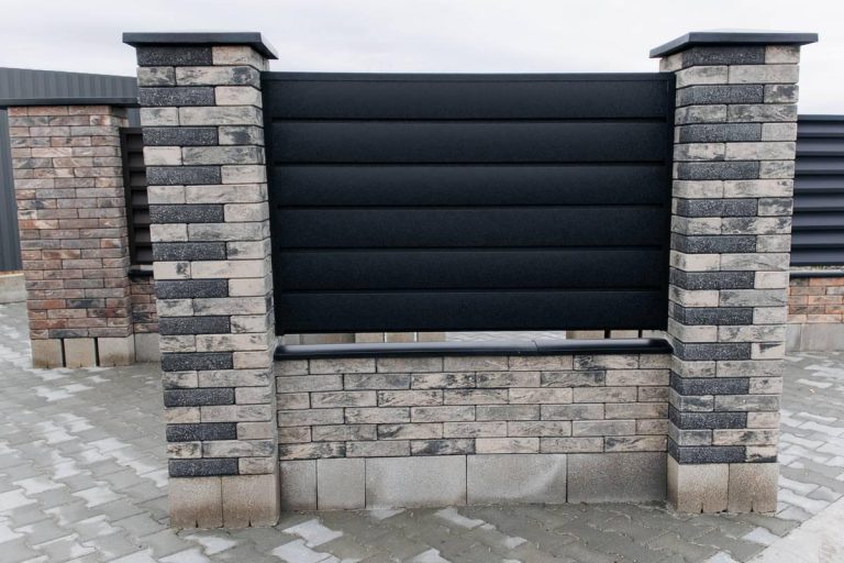Огорожа,паркан з цегли SENTEX PRIME SENTEX PRIME Antracite dark